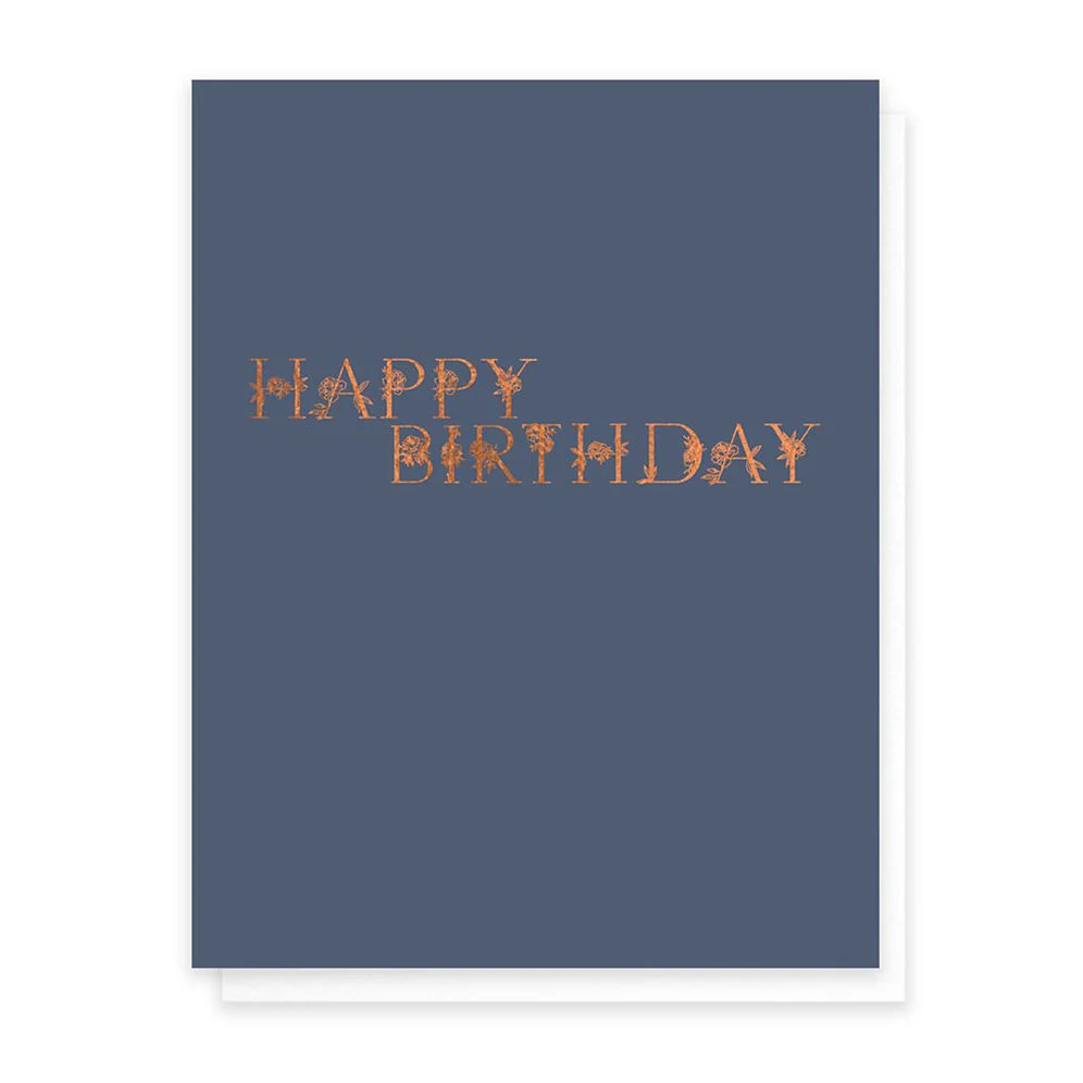 HBD Foil Birthday Card
