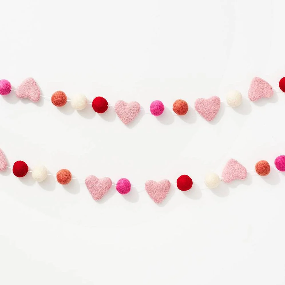 Heart Felt Pom Garland