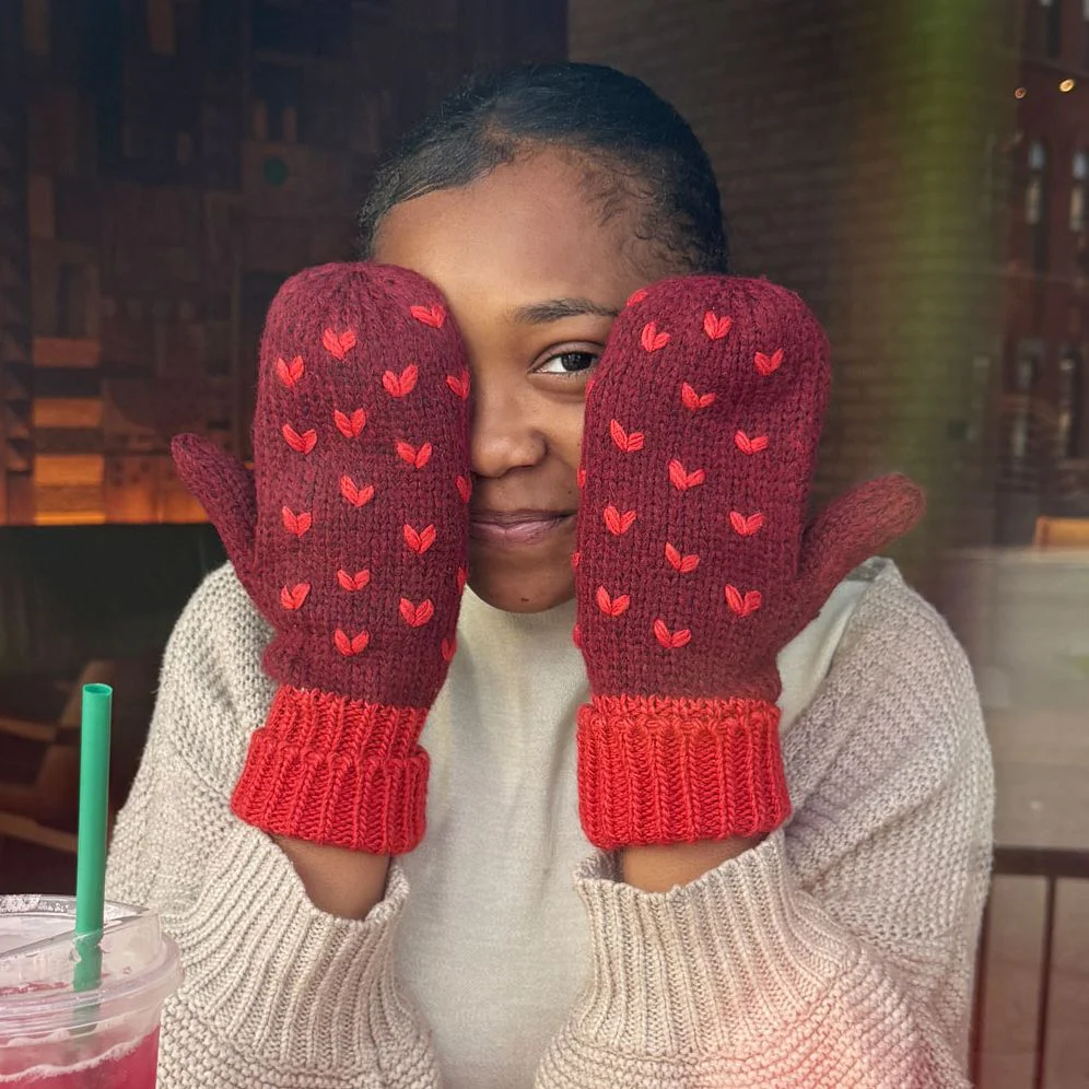 Heart Mittens - Image 3