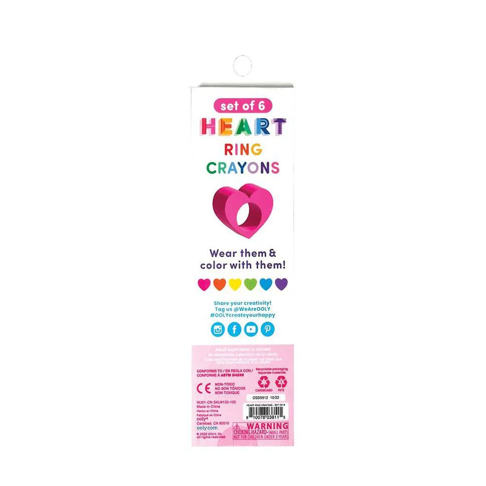 Heart Ring Crayons - Set of 6 - Image 9