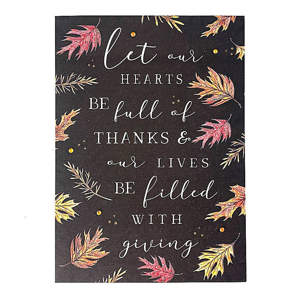 Hearts Full of Thanks Thanksgiving Card - Image 3