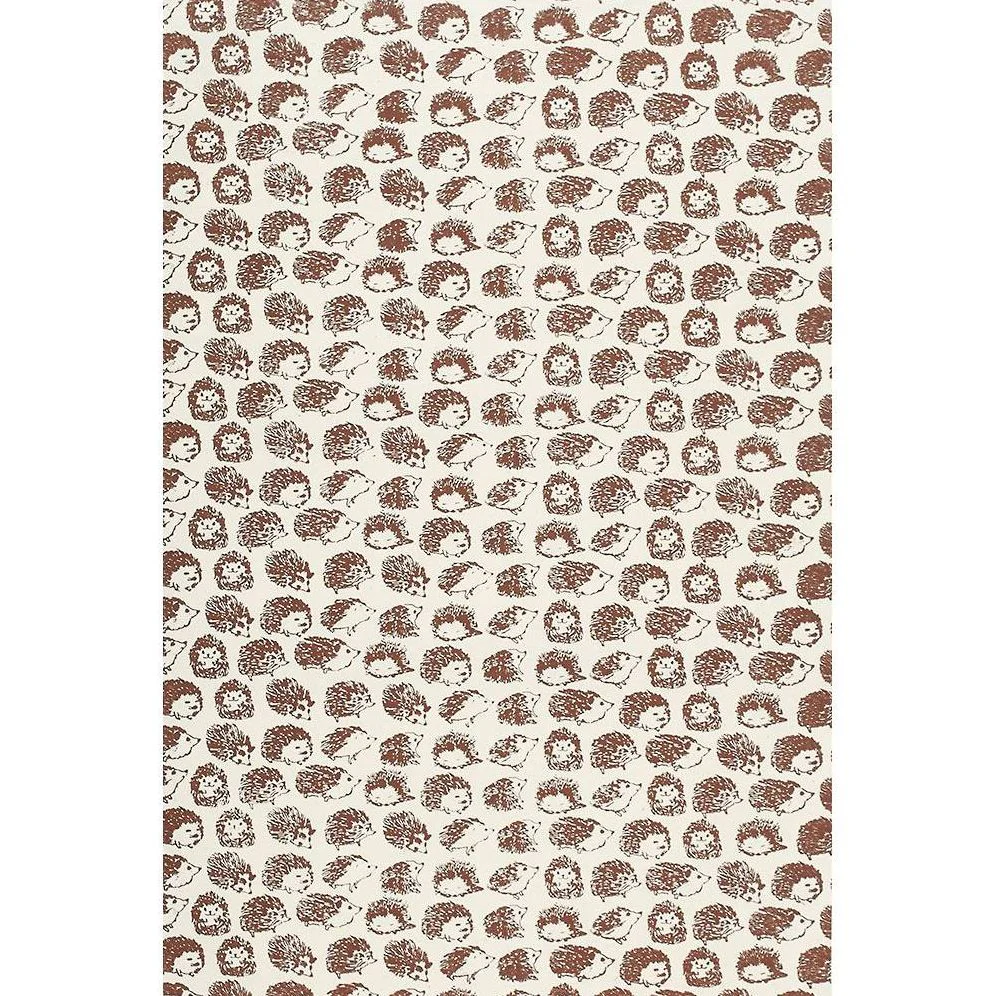 Hedgehogs on Cream Handmade Paper - Image 2