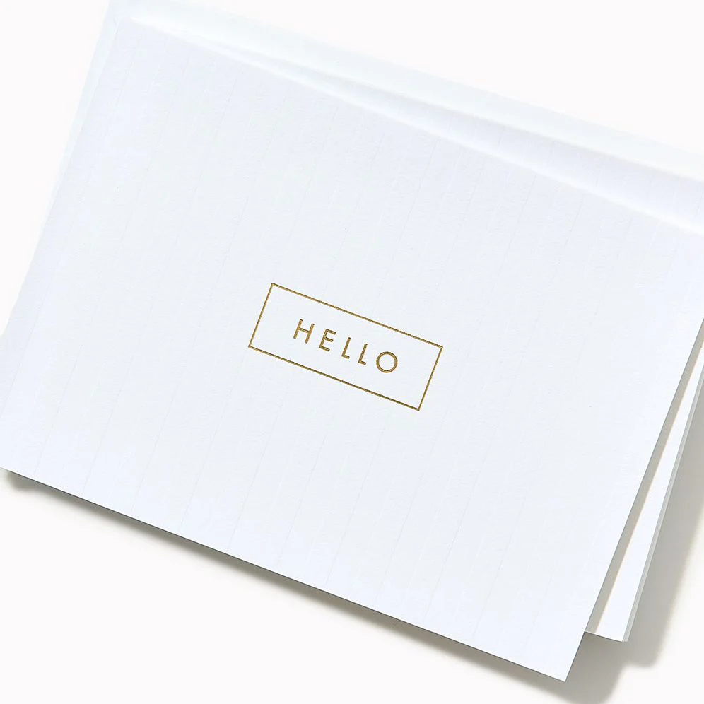 Hello Stripe Thank You Card Set - Image 2