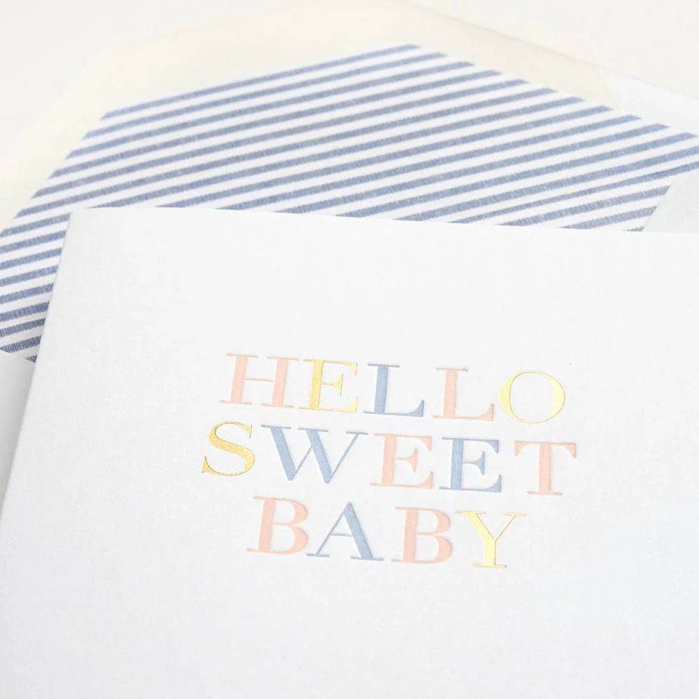 Hello Sweet Baby Card - Image 2