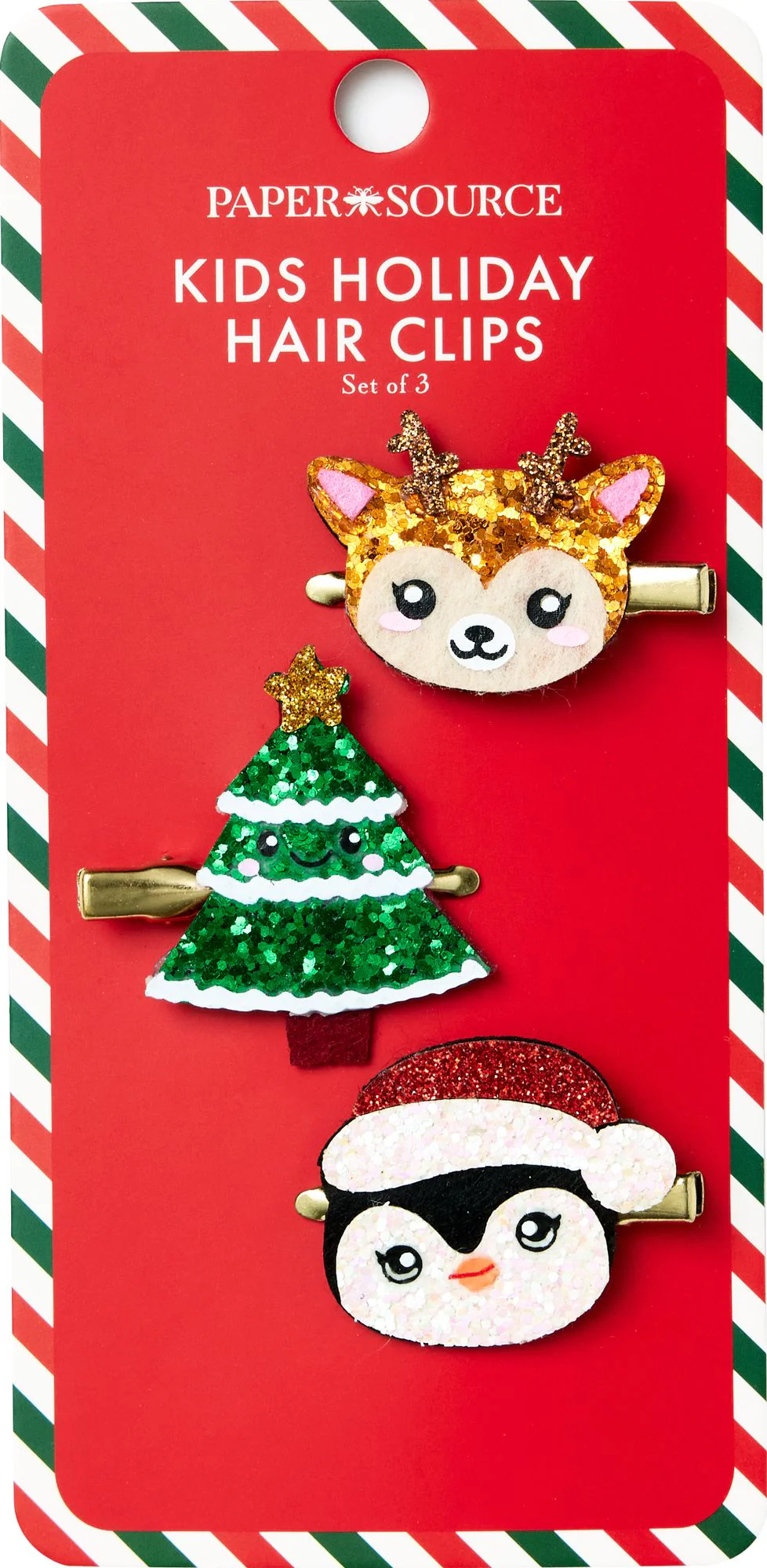 Holiday Hair Clips, Set of 3 - Image 2