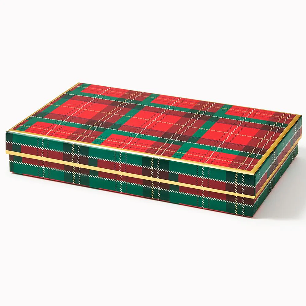 Holiday Plaid Small Shirt Gift Box