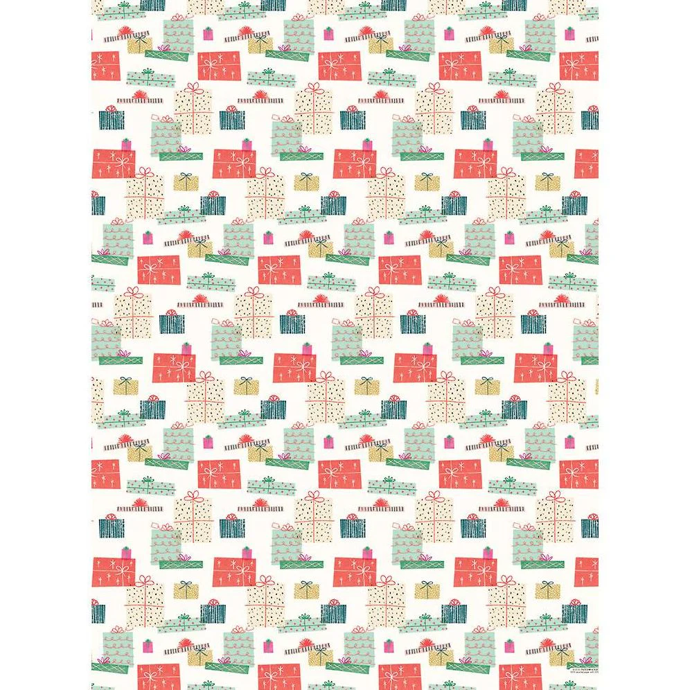 Holiday Presents Wrapping Paper - Image 2