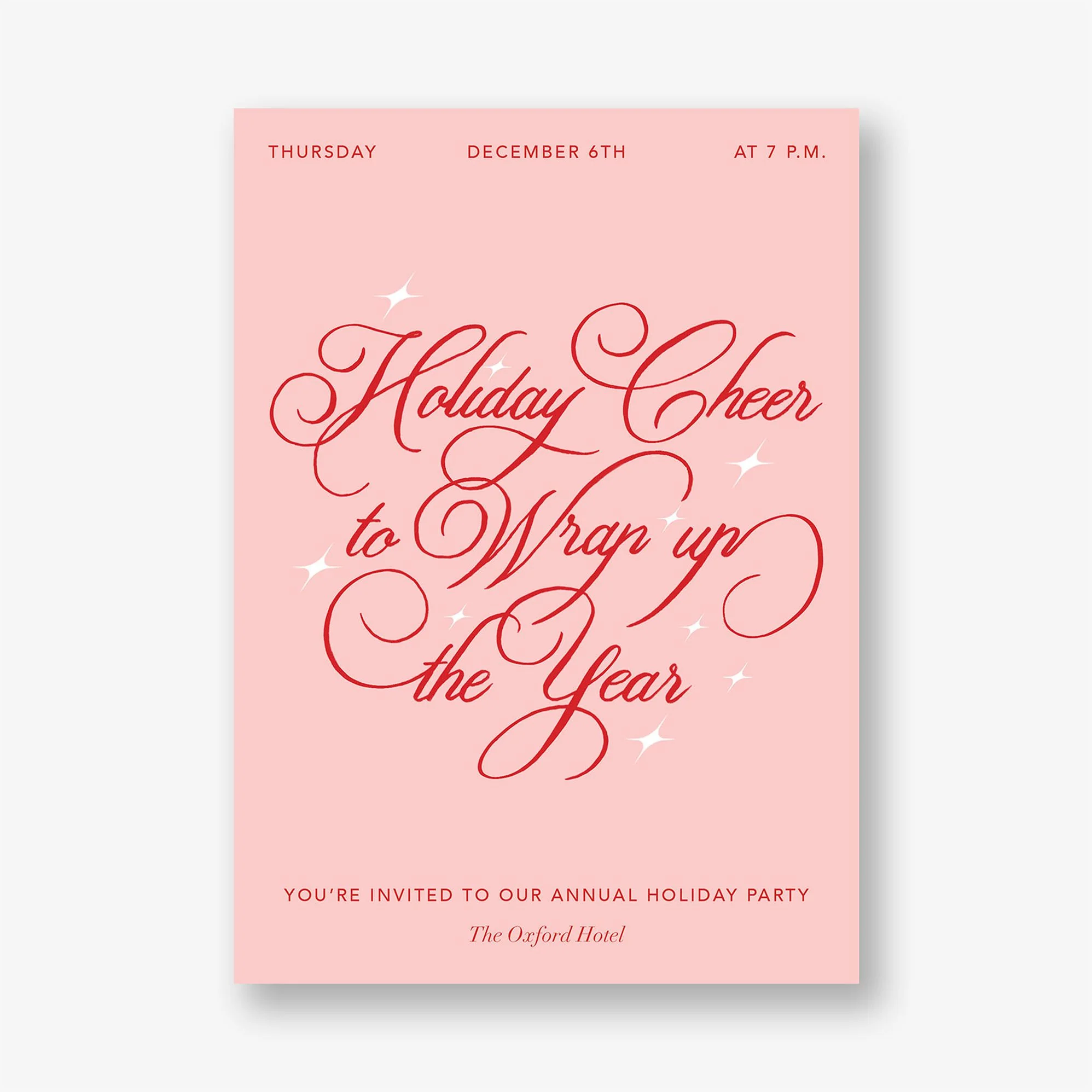 Holiday Twinkle Party Invitation - Image 3