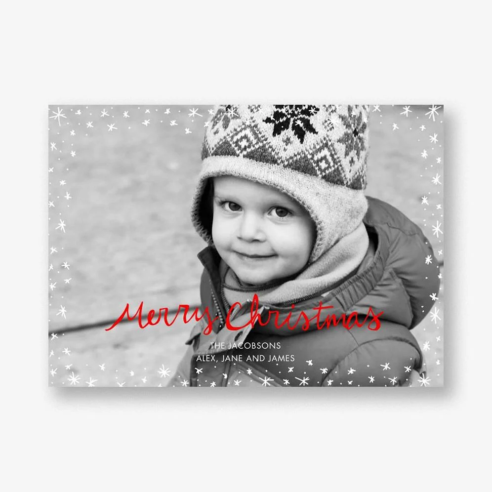 Holiday Wink Photo Card