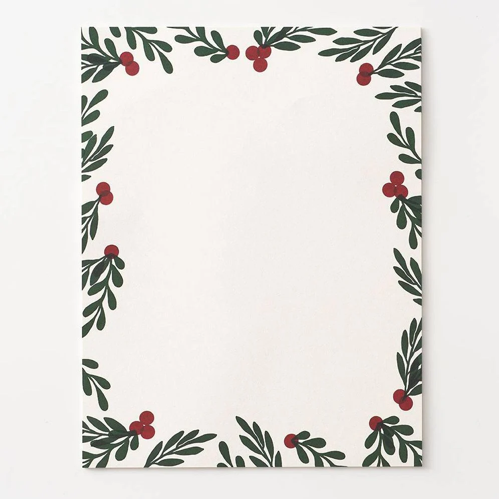 Holly Berry Paper 8.5" x 11"