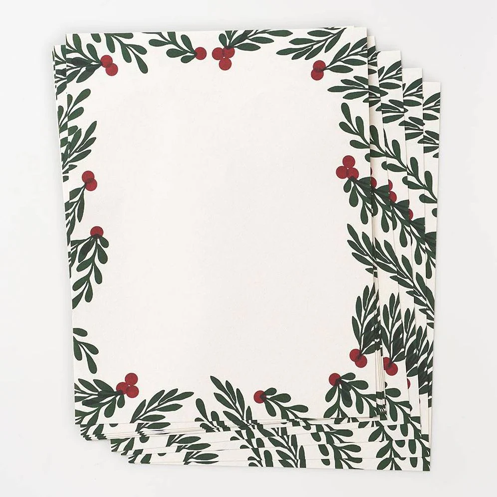 Holly Berry Paper 8.5" x 11" - Image 2