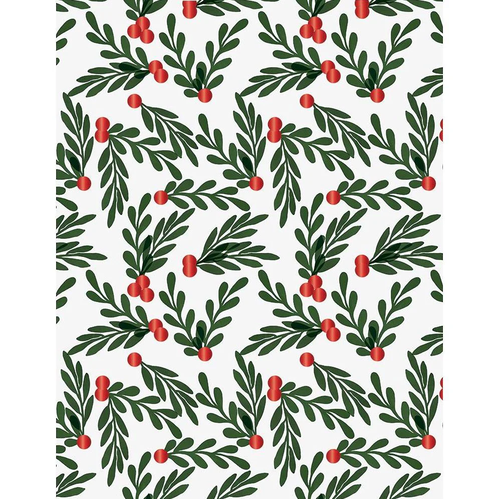 Holly Berry Stone Paper Roll Wrap - Image 2