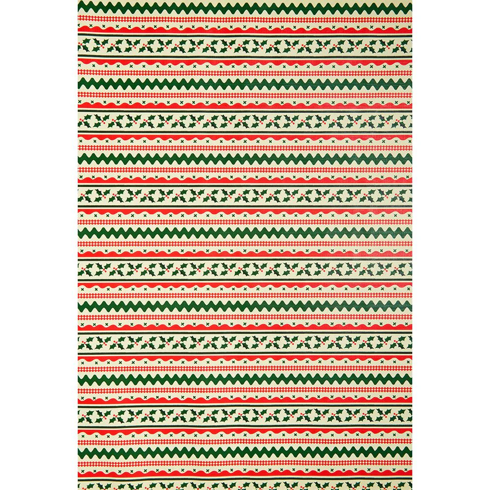 Holly Ricrac Textured Wrapping Paper - Image 2