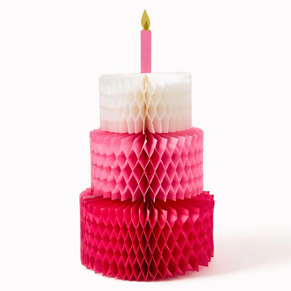 Honeycomb Birthday Cake