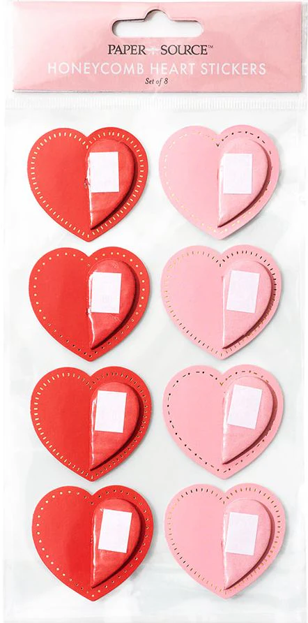 Honeycomb Heart Stickers - Image 2