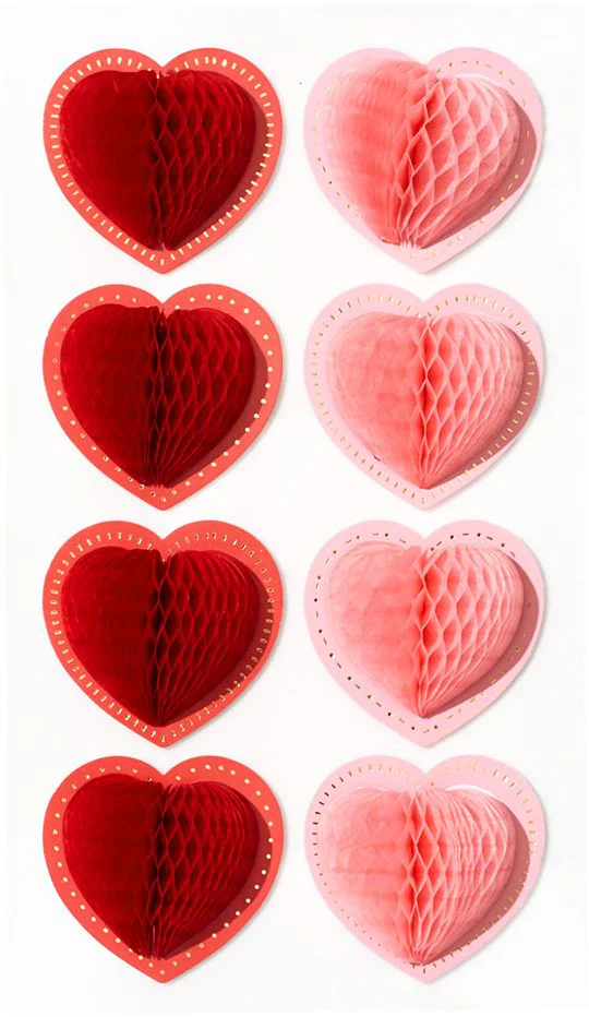 Honeycomb Heart Stickers - Image 3