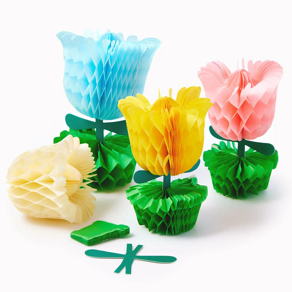 Honeycomb Tulips S/8 - Image 2