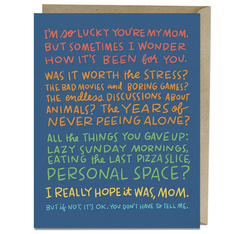How It's Been Mother's Day Card