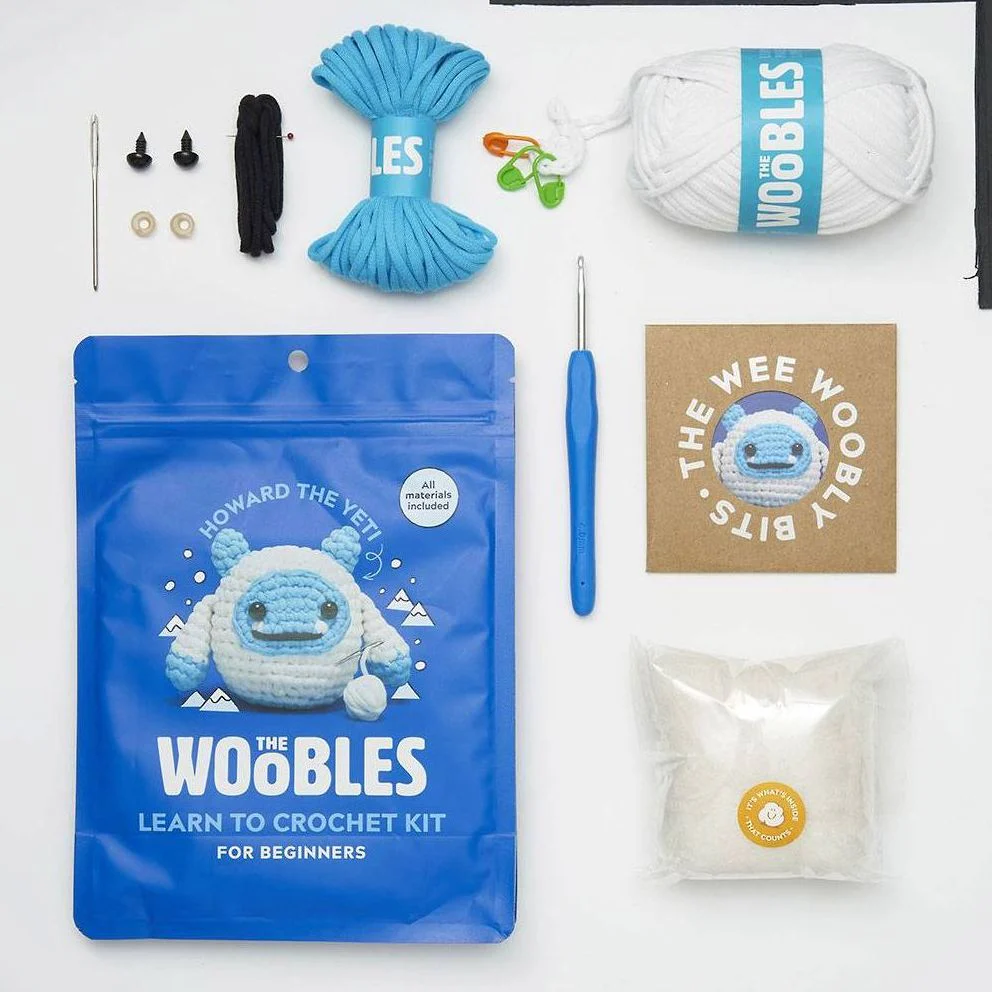 Howard the Yeti, The Woobles Beginner Crochet Kit - Image 3