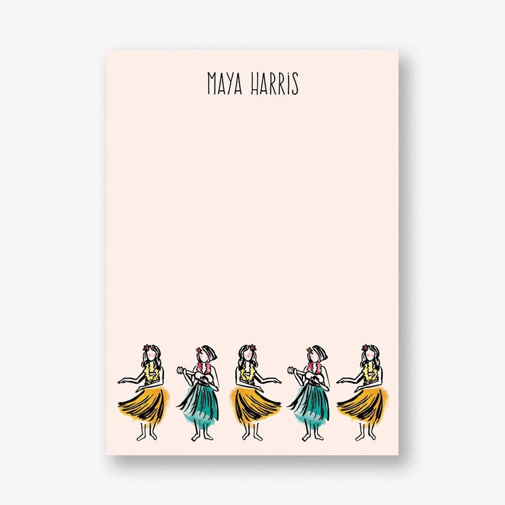 Hula Girls Stationery