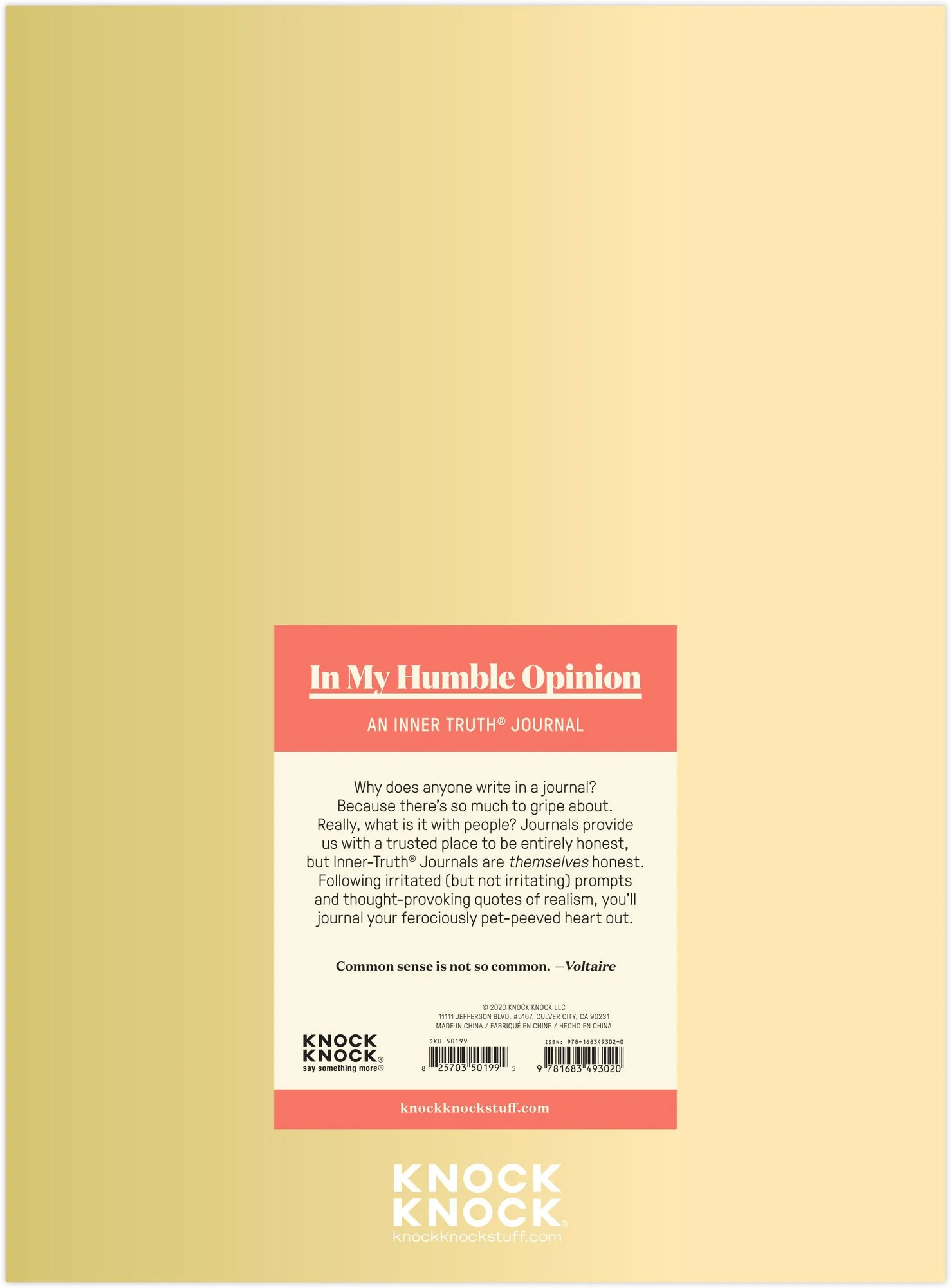 In My Humble Opinion Inner-Truth Journal (Ombre Version) - Image 3
