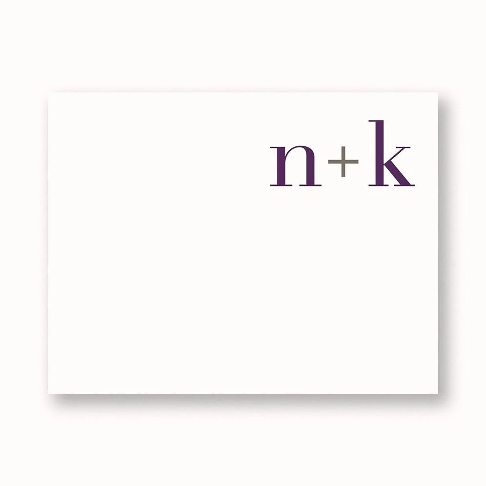 Initials Stationery