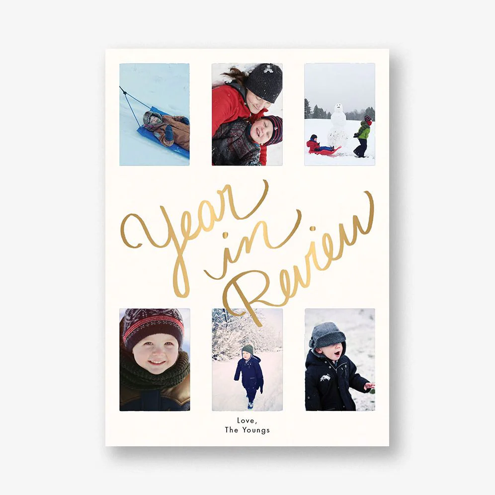 Instant Photos Holiday Photo Card