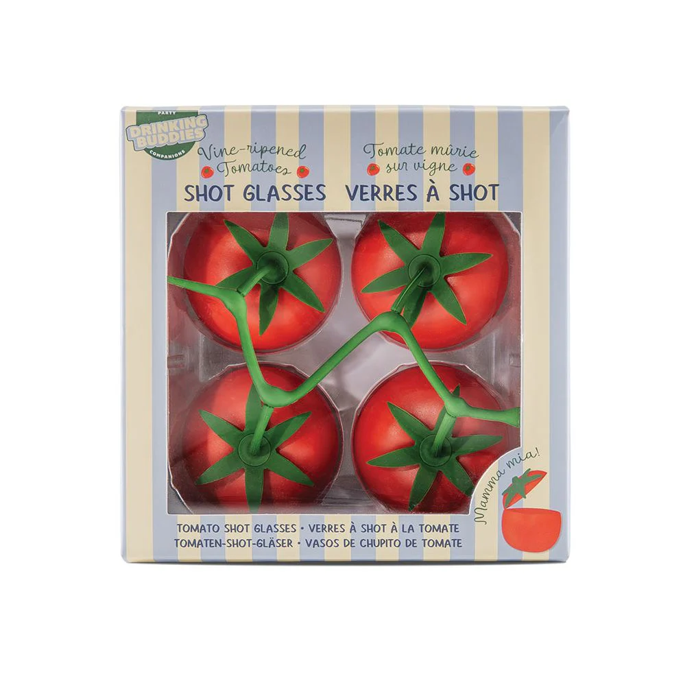 Italian Summer Tomato Vine Ripened Shots Set of 4 - Image 2