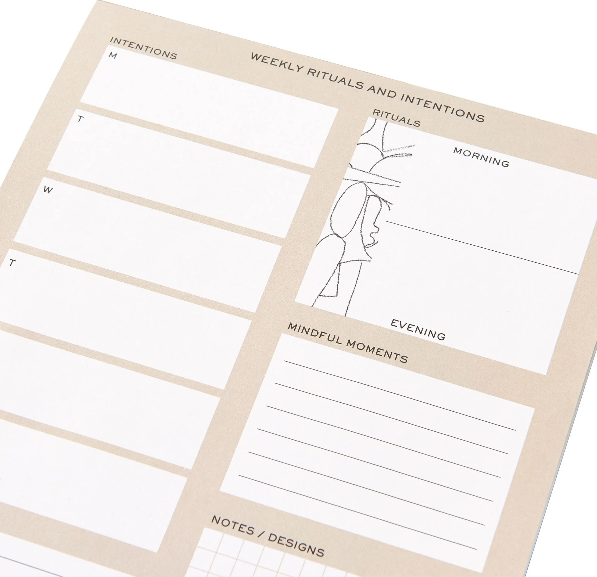 Jeremiah Brent Weekly Rituals Organizational Pad - Image 3