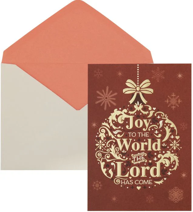 Joy to the World Bauble Boxed Notecards - Image 3