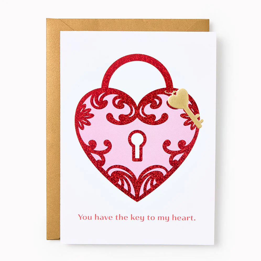 Key to My Heart Valentine's Day Card