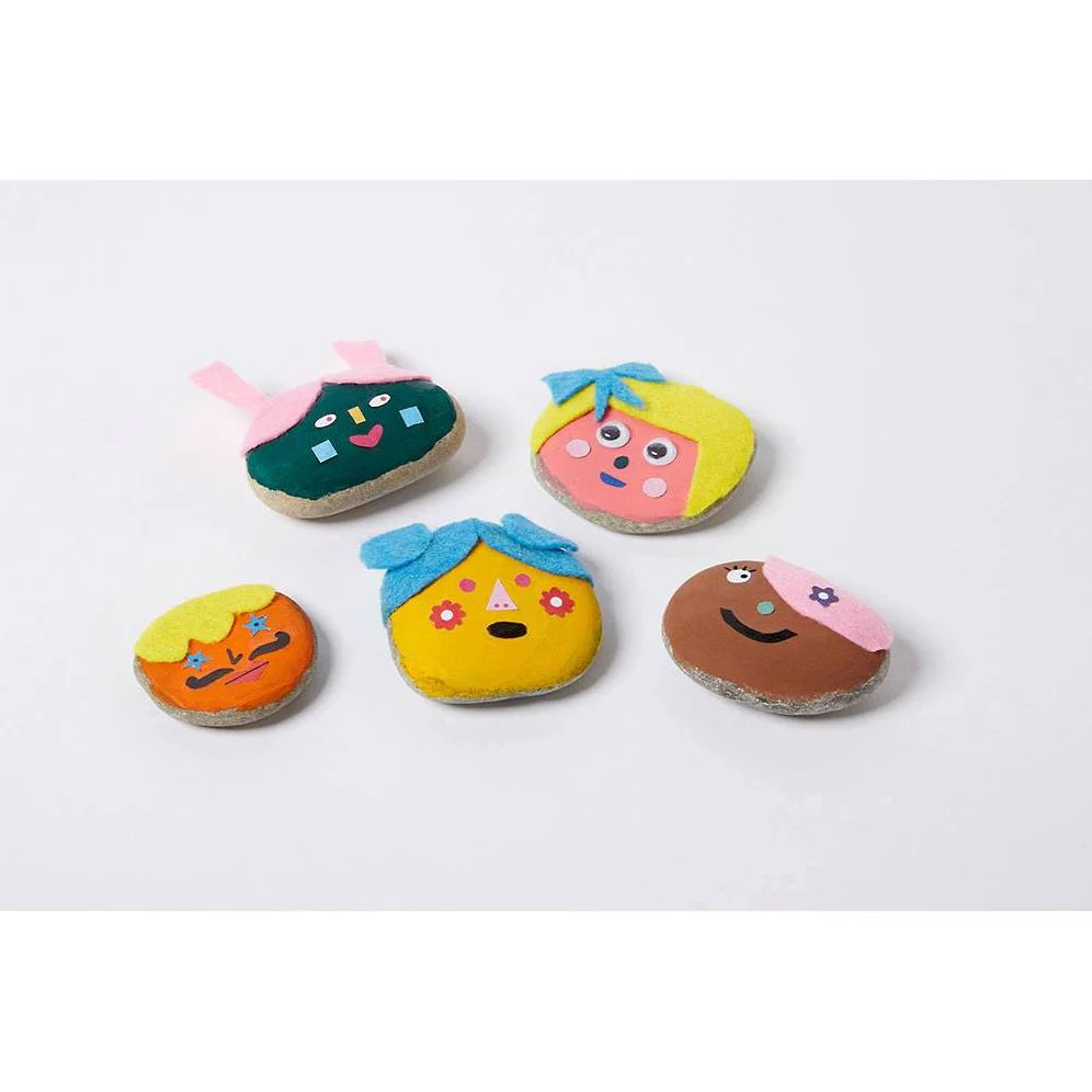 Kid's Rock Painting Kit: Cool Faces - Image 11