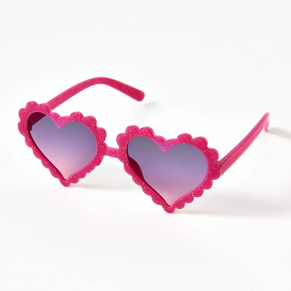 Kids Scalloped Heart Glasses, Assorted - Image 2