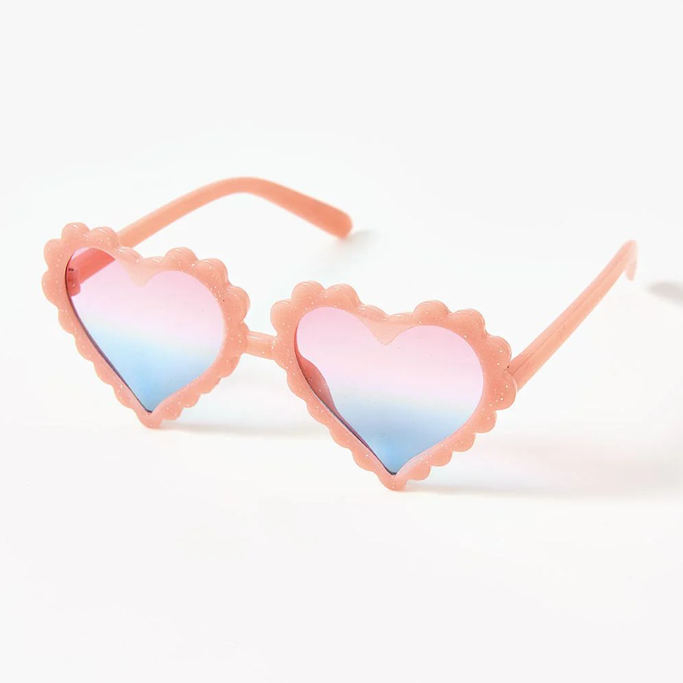 Kids Scalloped Heart Glasses, Assorted - Image 3