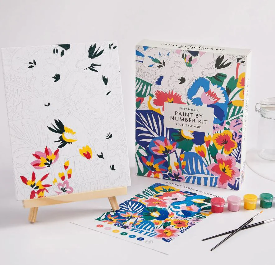 Kitty McCall All the Flowers Paint By Number Kit - Image 5