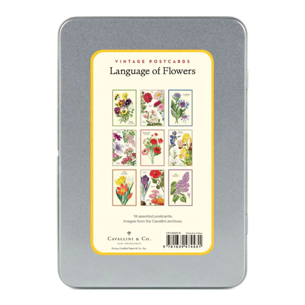 Language of Flowers Vintage Postcard Set - Image 2