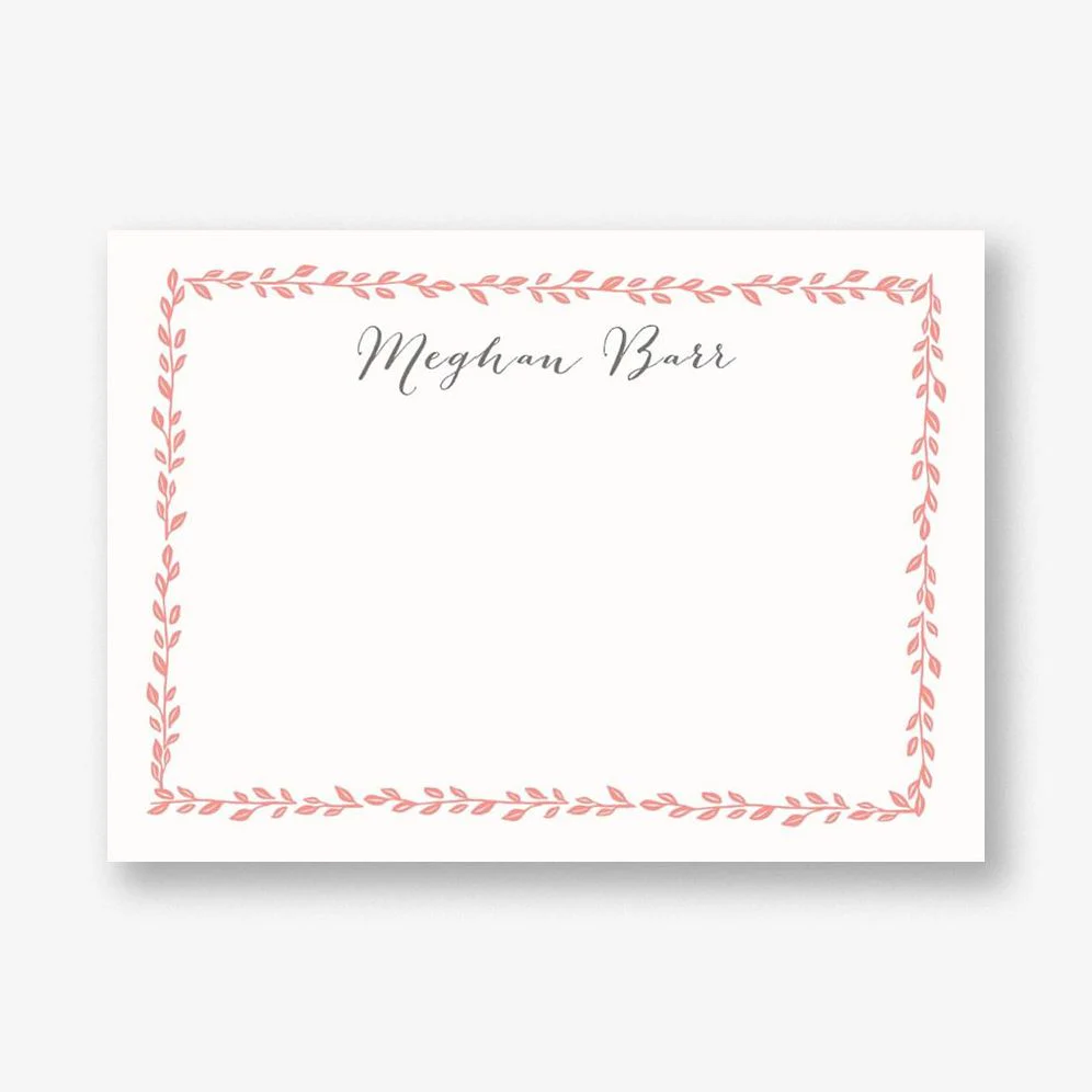 Laurel Border Stationery
