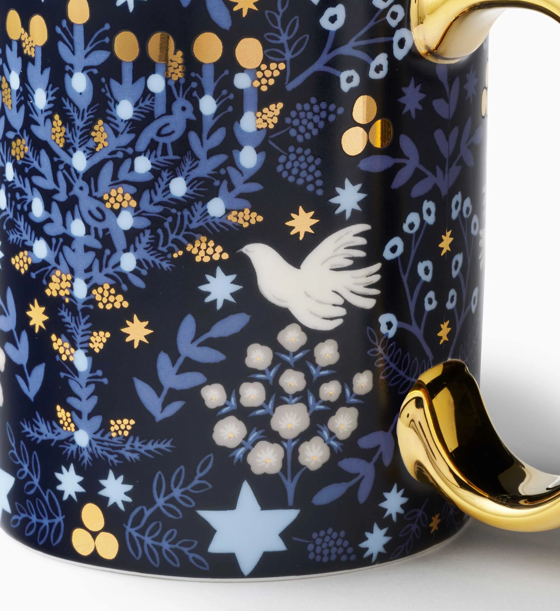 Laurel Menorah Porcelain Mug - Image 3