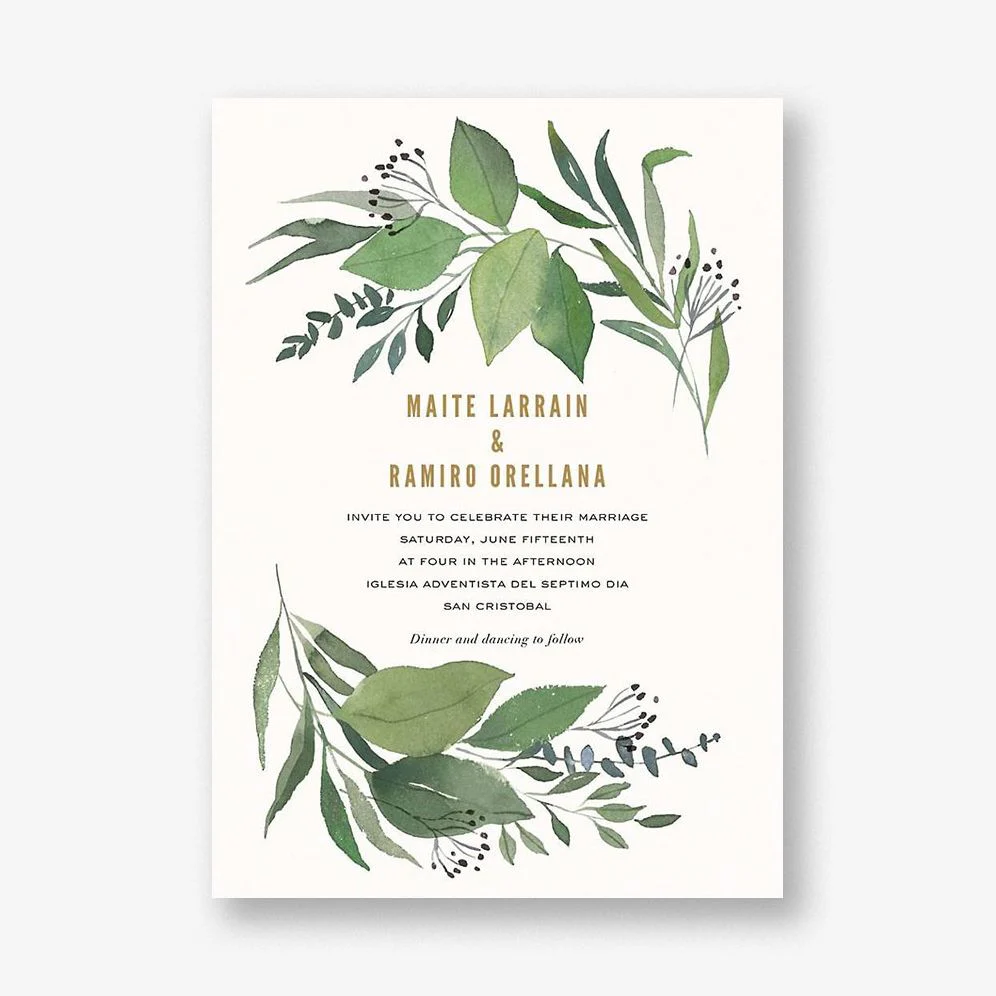 Laurel Wedding Invitation