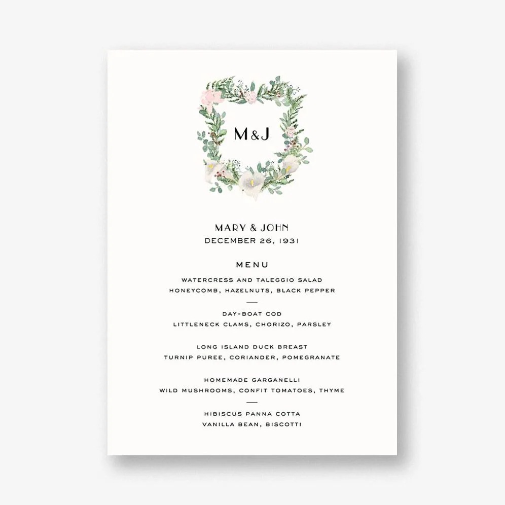 Lautaret Menu