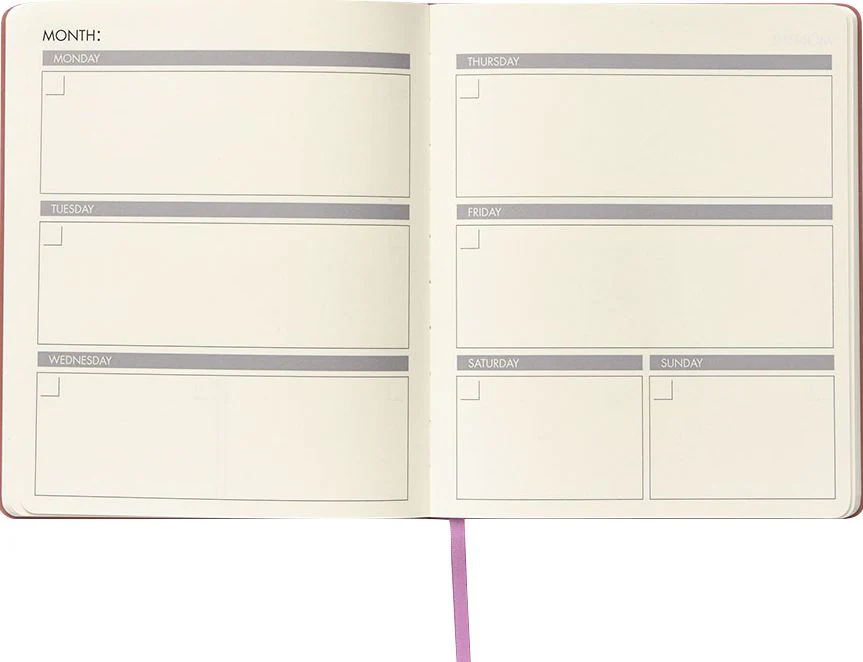 Lavender Paper Wasp Undated Planner - Image 3