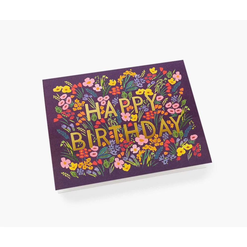 Lea Floral Birthday Card - Image 2
