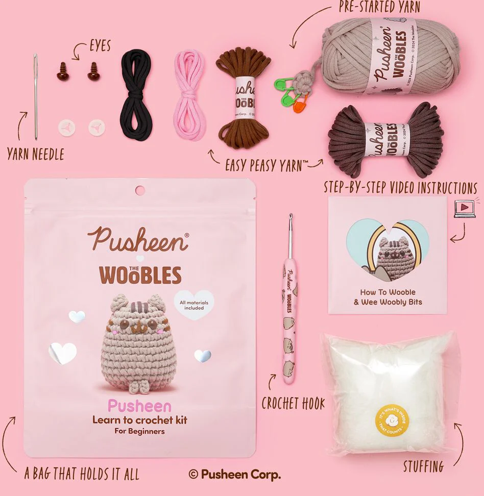 Learn to Crochet Kit - Pusheen - Image 3