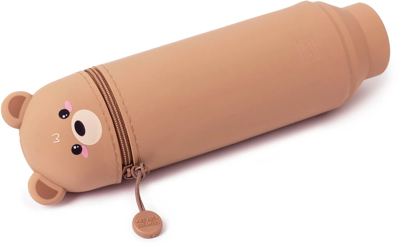 Legami 2-In-1 Silicone Pencil Case - Kawaii - Teddy Bear - Image 3