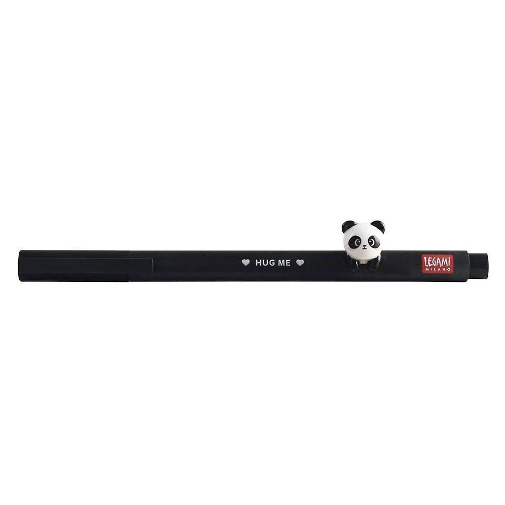Legami Gel Pen With Animal Decoration - Lovely Friends - Panda