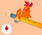 Legami Set of 4 Erasable Gen Pens - Farm Animals - Image 5