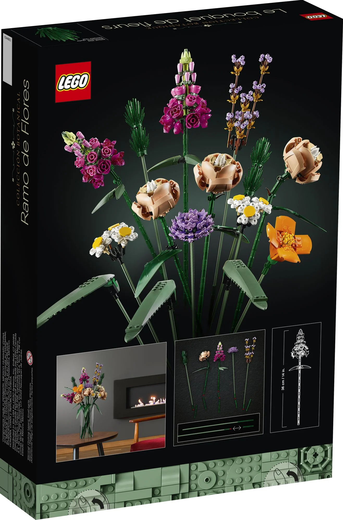 LEGO Adult Builders Expert Flower Bouquet 10280 - Image 8