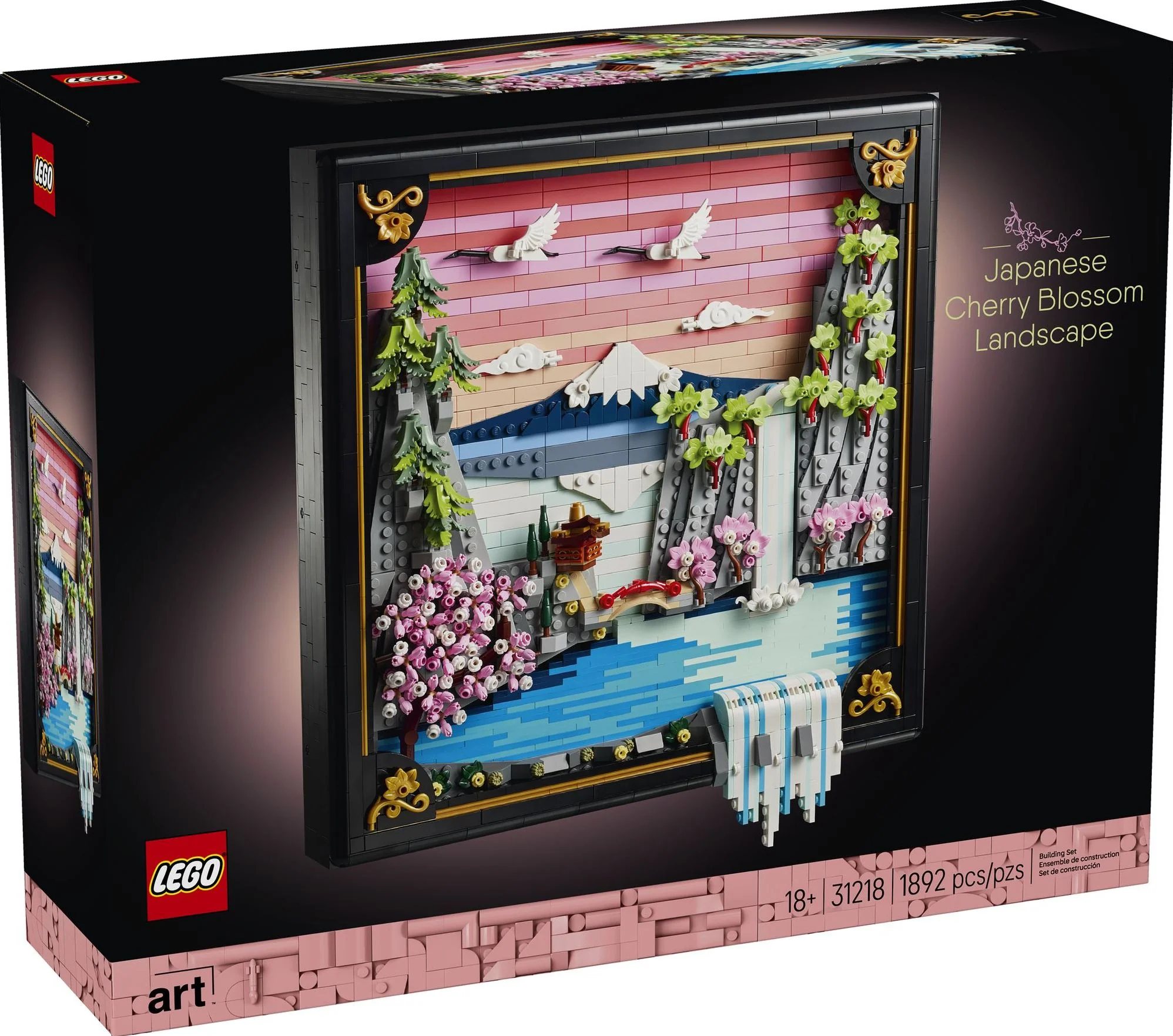 LEGO ART Japanese Cherry Blossom Landscape 31218 - Image 2