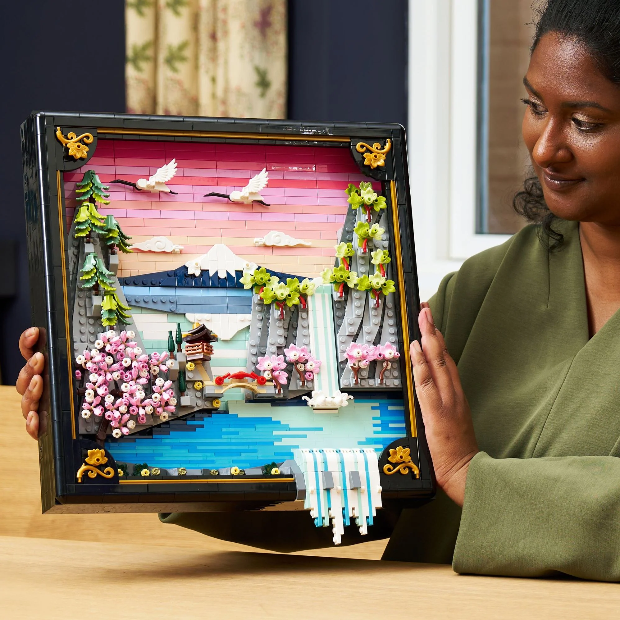 LEGO ART Japanese Cherry Blossom Landscape 31218 - Image 6