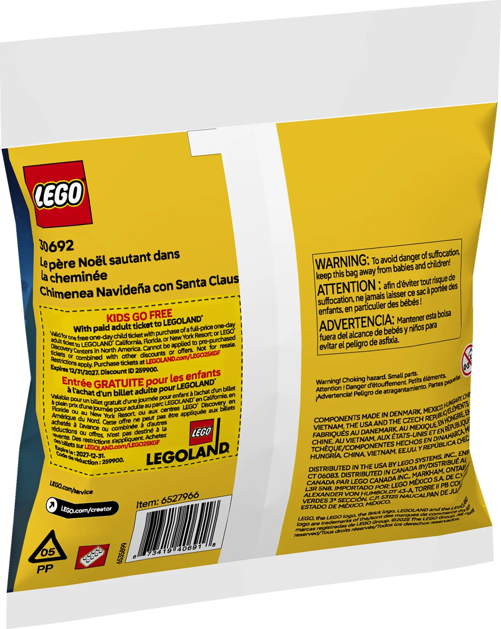 LEGO Creator Christmas Chimney Fun with Santa 30692 - Image 3
